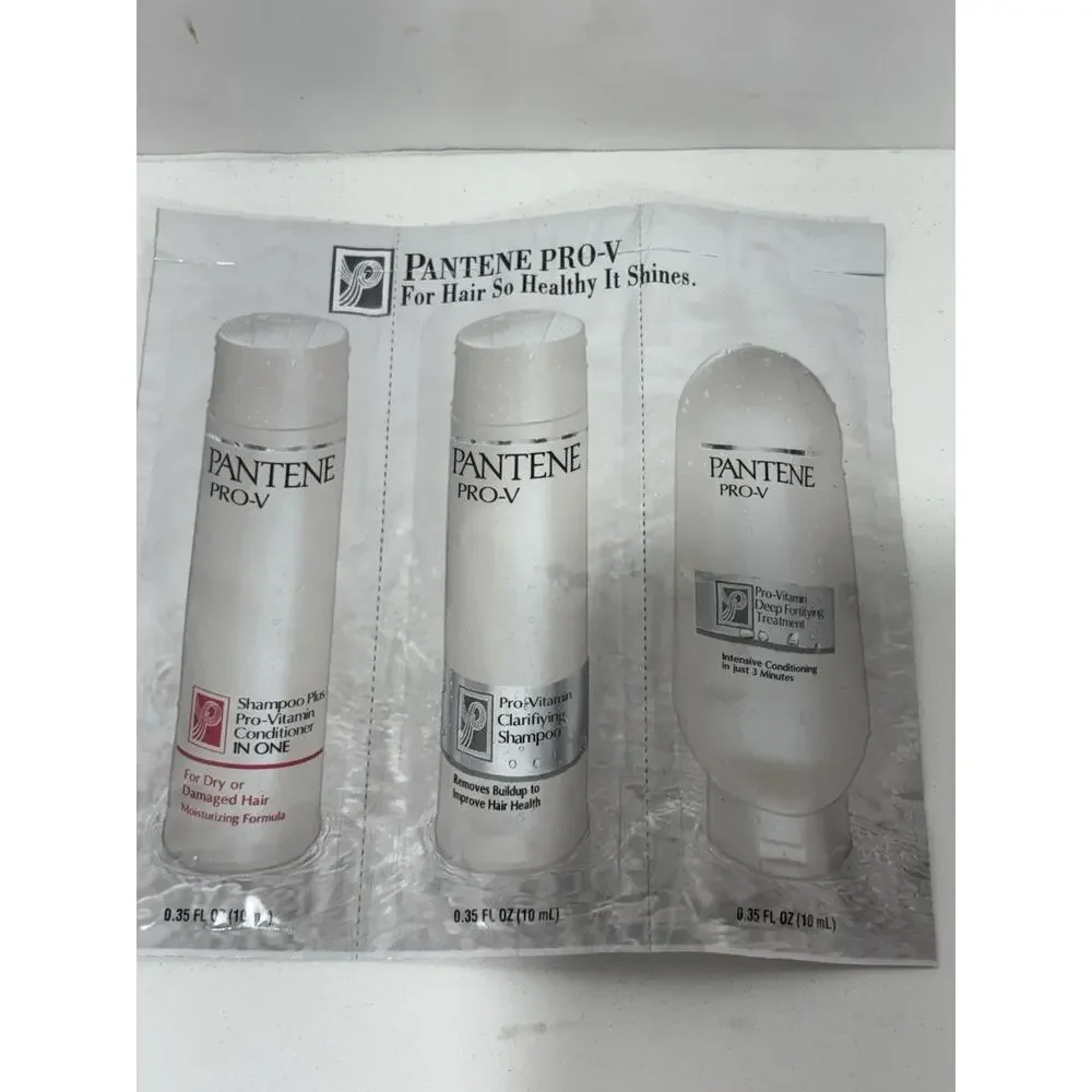 Lot Of Sample Pantene Pro V‎ Clarifying Shampoo Conditioner Plus Intensive